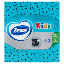 Zewa Kids dobozos illatmentes papír zsebkendő 3 rétegű 60 db papírárú, csomagoló és tárolóeszköz