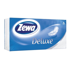 ZEWA Papír zsebkendő, 3 rétegű, 90 db, ZEWA "Deluxe", illatmentes higiéniai papíráru