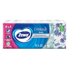 ZEWA Papírzsebkendő ZEWA Deluxe Design 3 rétegű 10x10 darabos higiéniai papíráru