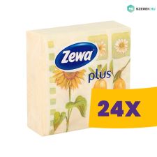 ZEWA Plus napraforgó mintás szalvéta 33x33 - 1 rétegű 45db-os (Karton - 24 csomag) higiéniai papíráru