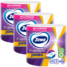 ZEWA Premium Jumbo 3 rétegű Papírtörlő 3x1 tekercs papírárú, csomagoló és tárolóeszköz