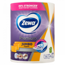 Zewa Premium Jumbo háztartási papírtörlő 3 rétegű 1 tekercs papírárú, csomagoló és tárolóeszköz