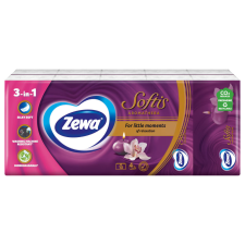 ZEWA Softis Aromathera papírzsebkendő - 4 rétegű 10x9 db higiéniai papíráru