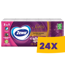 ZEWA Softis Aromathera papírzsebkendő - 4 rétegű 10x9 db (Karton - 24 csomag) higiéniai papíráru