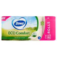ZEWA Zewa Eco Comfort toalettpapír 3 rétegű 16 tekercs higiéniai papíráru
