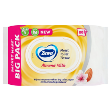 ZEWA Zewa nedves toalettpapír Big Pack 80 db Almond Milk higiéniai papíráru