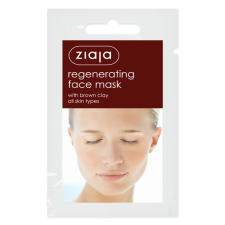 Ziaja Regenerating Face Mask With Brown Clay Maszk 7 ml arcpakolás, arcmaszk