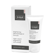 Ziaja Ziaja Med világosító ránctalanító éjszakai krém, pigmentfoltos bőrre 50 ml arckrém