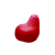 Zigzag Gamer1 Babzsák Puma bútorszövet piros, levehető, mosható huzat, első osztályú polisztirol gyöngy töltet, prémium márka