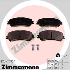Zimmermann fékbetétkészlet, tárcsafék 22347.185.1 autóalkatrész