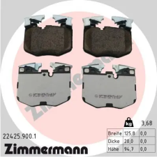 Zimmermann fékbetétkészlet, tárcsafék 22425.900.1 fékbetét