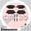 Zimmermann fékbetétkészlet, tárcsafék 22449.170.2