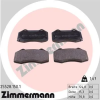 Zimmermann fékbetétkészlet, tárcsafék 25528.150.1