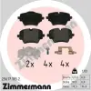 Zimmermann fékbetétkészlet, tárcsafék 25617.185.2