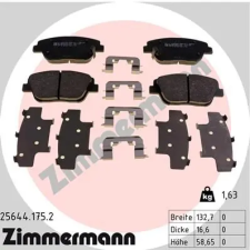 Zimmermann fékbetétkészlet, tárcsafék 25644.175.2 fékbetét
