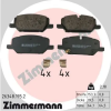 Zimmermann fékbetétkészlet, tárcsafék 26348.195.2