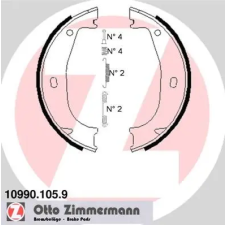 Zimmermann fékpofakészlet, rögzítőfék 10990.105.9 autóalkatrész