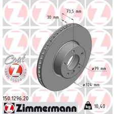 Zimmermann féktárcsa 150.1296.20 autóalkatrész