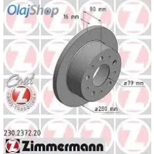 Zimmermann féktárcsa 230.2372.20 féktárcsa
