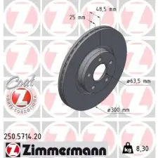 Zimmermann féktárcsa 250.5714.20 autóalkatrész