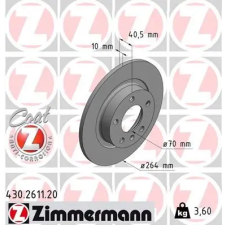 Zimmermann féktárcsa 430.2611.20 autóalkatrész