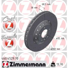 Zimmermann féktárcsa 460.4529.70 autóalkatrész