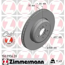 Zimmermann féktárcsa ZIMMERMANN 150.2956.20 autóalkatrész
