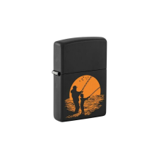 Zippo 218-107321 Zippo öngyújtó matt fekete, horgászok konyhai eszköz