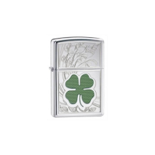 Zippo 24699 Zippo öngyújtó, króm színű, lóherével konyhai eszköz