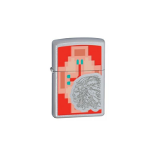 Zippo 28068 Zippo öngyújtó, csiszolt ezüst színben, Indián fejes konyhai eszköz