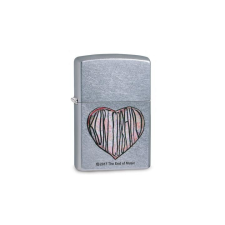 Zippo 29708 Zippo öngyújtó, szatén fényű króm színben - Kurt Cobain szívben konyhai eszköz