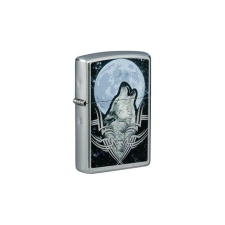 Zippo 412068 Zippo öngyújtó utcai króm színben, vonyító farkas konyhai eszköz