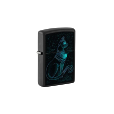 Zippo 48582 Zippo öngyújtó fekete matt színben -Egyiptomi macska konyhai eszköz