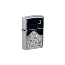 Zippo 48632 Zippo öngyújtó utcai króm színben -Csillagos égbolt, hegyi táj konyhai eszköz