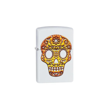 Zippo 49003z Zippo öngyújtó matt fehér, koponyás mintával díszítve -Sugar Skull konyhai eszköz
