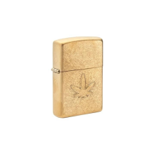 Zippo 49569 Zippo öngyújtó koptatott sárgaréz, levél minta Cannabis Design konyhai eszköz