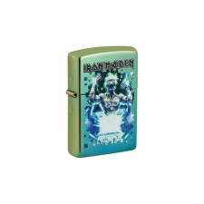 Zippo 49816 Zippo öngyújtó magasfényű króm zöldeskék, Iron Maiden konyhai eszköz
