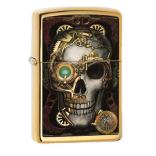 Zippo Anne Stokes benzines öngyújtó  - steampunk koponya mintával öngyújtó