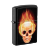 Zippo Benzines Zippo öngyújtó, fekete-narancs - Flaming Skull