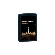 Zippo M218 Heroes Square Zippo öngyújtó, Matt fekete - Hősök tere konyhai eszköz