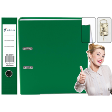 Zöld A4-es karos iratrendező, 75 mm-es gerinc irattartó