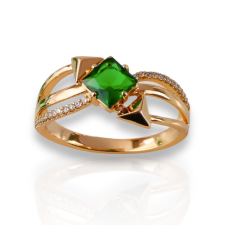  Zöld köves gyűrű - Derrie-54 gyűrű