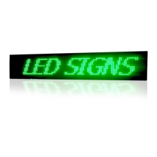 Zöld kültéri led fényújság , futófény 133x85 cm led rendszer tartozék