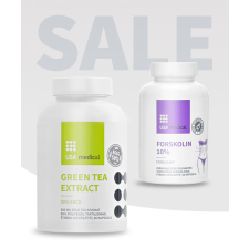 Zöld tea kivonat 50% EGCG tartalommal+ Forskolin 10% kivonat vitamin és táplálékkiegészítő