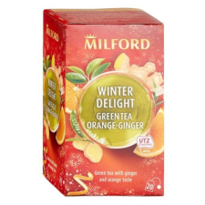  Zöld tea MILFORD Winter Delight narancs és gyömbér 20 filter/doboz tea