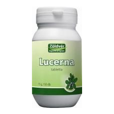 Zöldvér 100%-os lucerna tabletta 150 db 150 db gyógyhatású készítmény