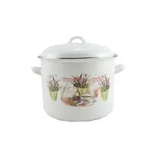  zománcozott Fazék+fedő 20cm-es 5,2L edény