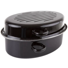  Zománcozott kacsasütő 38x26 cm sütés és főzés