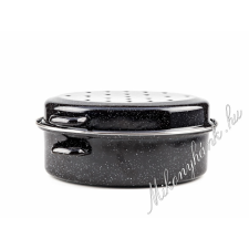  Zománcozott kacsasütő 40cm x 30cm sütés és főzés