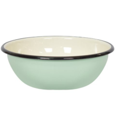  Zománcozott keverőtál 1,5L Zöld konyhai eszköz